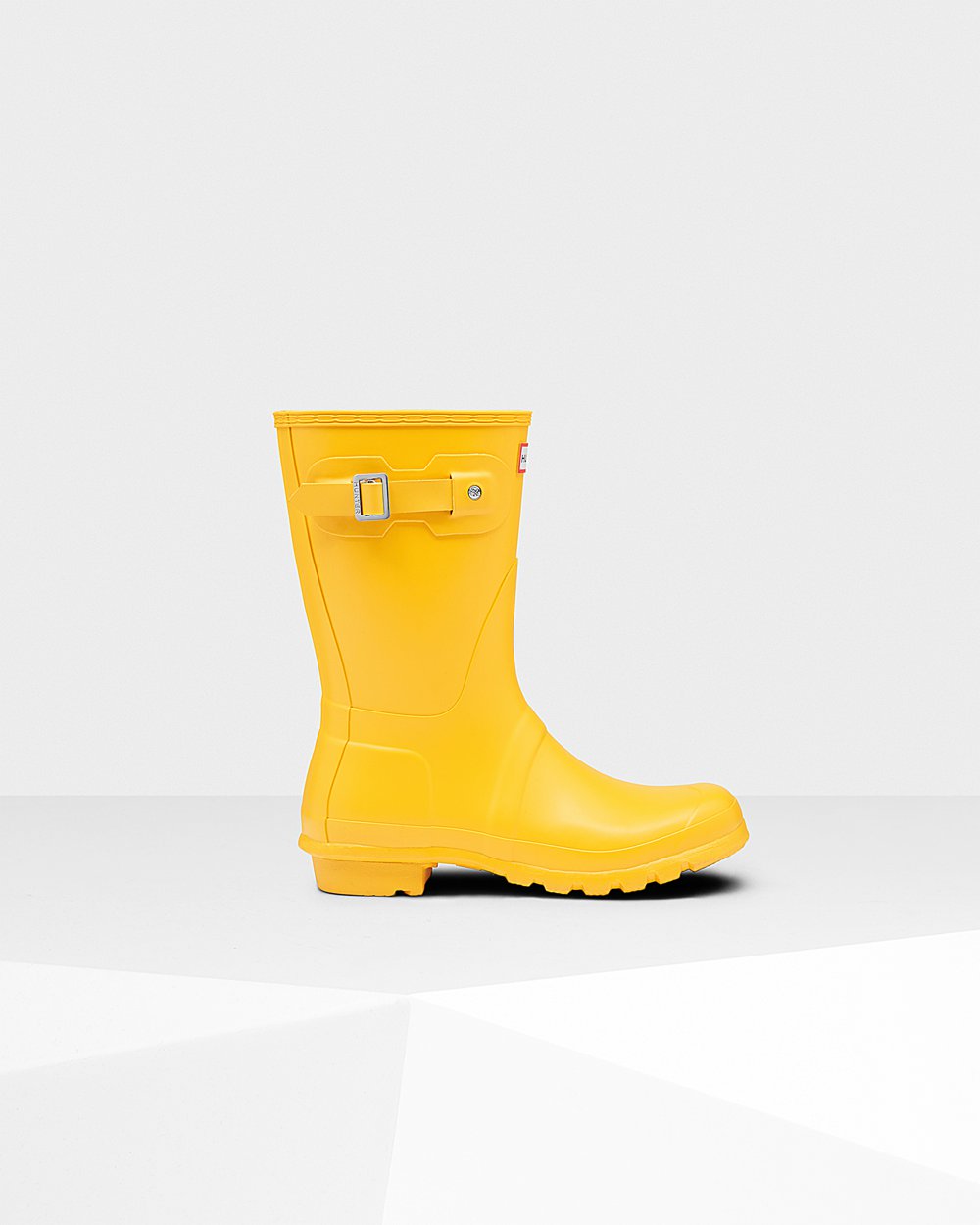 Womens Hunter Short Rain Boots Yellow - Original - 3651907-XA